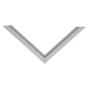Door gasket profile 203-M in Grey, Top View. Replacement fridge door gasket produced by DSU Fridge Seal BV.