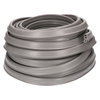 Door gasket profile 53-SIL in Grey, Front View. Replacement fridge door gasket produced by DSU Fridge Seal BV.