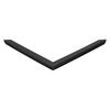 Door gasket profile 324-M in Black, Front View. Replacement fridge door gasket produced by DSU Fridge Seal BV.