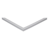 Door gasket profile 38-MS in Grey, Front View. Replacement fridge door gasket produced by DSU Fridge Seal BV. Material type: Soft PVC profile.