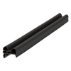 Door gasket profile 21-A in Black, Inside View. Replacement fridge door gasket produced by DSU Fridge Seal BV.