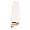 Door gasket profile 66-M in White, Front View. Replacement fridge door gasket produced by DSU Fridge Seal BV.