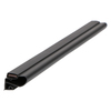 Door gasket profile 66-M in Black, Inside View. Replacement fridge door gasket produced by DSU Fridge Seal BV.