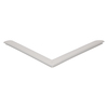 Door gasket profile 395-M in Grey, Front View. Replacement fridge door gasket produced by DSU Fridge Seal BV.