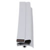Door gasket profile 303-M in Grey, Front View. Replacement fridge door gasket produced by DSU Fridge Seal BV.
