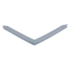 Door gasket profile 115-M in Grey, Front View. Replacement fridge door gasket produced by DSU Fridge Seal BV.