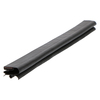 Door gasket profile 124-ME in Black, Inside View. Replacement fridge door gasket produced by DSU Fridge Seal BV. Material type: Extended life profile.
