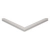 Door gasket profile 210-A in Grey, Front View. Replacement fridge door gasket produced by DSU Fridge Seal BV.