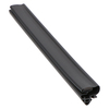 Door gasket profile 322-M in Black, Outside View. Replacement fridge door gasket produced by DSU Fridge Seal BV.