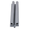Door gasket profile 42-AE in Grey, Front View. Replacement fridge door gasket produced by DSU Fridge Seal BV. Material type: Extended life profile.