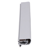 Door gasket profile 214-M in Grey, Front View. Replacement fridge door gasket produced by DSU Fridge Seal BV.
