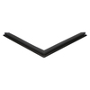 Door gasket profile 34-M in Black, Front View. Replacement fridge door gasket produced by DSU Fridge Seal BV.