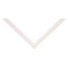 Door gasket profile 66-M in White, Top View. Replacement fridge door gasket produced by DSU Fridge Seal BV.