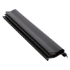 Door gasket profile 129-M in Black, Outside View. Replacement fridge door gasket produced by DSU Fridge Seal BV.