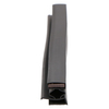 Door gasket profile 18-MSC in Black, Front View. Replacement fridge door gasket produced by DSU Fridge Seal BV. Material type: Soft PVC profile.