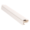 Door gasket profile 66-M in White, Outside View. Replacement fridge door gasket produced by DSU Fridge Seal BV.