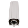 Door gasket profile 201-M in Grey, Front View. Replacement fridge door gasket produced by DSU Fridge Seal BV.