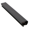 Door gasket profile 383-M in Black, Outside View. Replacement fridge door gasket produced by DSU Fridge Seal BV.
