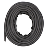 Door gasket profile 43-SIL in Black, Top View. Replacement fridge door gasket produced by DSU Fridge Seal BV.