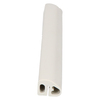 Door gasket profile 62-SIL in Grey, Front View. Replacement fridge door gasket produced by DSU Fridge Seal BV.