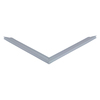 Door gasket profile 63-A in Grey, Front View. Replacement fridge door gasket produced by DSU Fridge Seal BV.