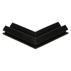 Door gasket profile 40-H in Black, Front View. Replacement fridge door gasket produced by DSU Fridge Seal BV.
