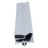 Door gasket profile 403-M in Grey, Front View. Replacement fridge door gasket produced by DSU Fridge Seal BV.