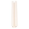 Door gasket profile 20-C in White, Front View. Replacement fridge door gasket produced by DSU Fridge Seal BV.
