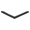 Door gasket profile 66-M in Black, Front View. Replacement fridge door gasket produced by DSU Fridge Seal BV.