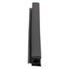 Door gasket profile 18-MC in Black, Front View. Replacement fridge door gasket produced by DSU Fridge Seal BV.