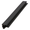 Door gasket profile 324-M in Black, Inside View. Replacement fridge door gasket produced by DSU Fridge Seal BV.