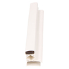 Door gasket profile 25-M in White, Front View. Replacement fridge door gasket produced by DSU Fridge Seal BV.