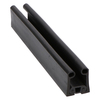 Door gasket profile 43-A28 in Black, Outside View. Replacement fridge door gasket produced by DSU Fridge Seal BV.
