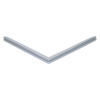 Door gasket profile 25-M in Grey, Front View. Replacement fridge door gasket produced by DSU Fridge Seal BV.