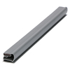 Door gasket profile 128-ME in Dark Grey, Inside View. Replacement fridge door gasket produced by DSU Fridge Seal BV. Material type: Extended life profile.