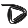 Door gasket profile 49-A in Black, Front View. Replacement fridge door gasket produced by DSU Fridge Seal BV.