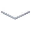 Door gasket profile 71-M in Grey, Front View. Replacement fridge door gasket produced by DSU Fridge Seal BV.