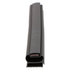 Door gasket profile 19-M in Black, Front View. Replacement fridge door gasket produced by DSU Fridge Seal BV.
