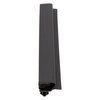Door gasket profile 324-M in Black, Front View. Replacement fridge door gasket produced by DSU Fridge Seal BV.