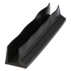 Door gasket profile 39-A in Black, Inside View. Replacement fridge door gasket produced by DSU Fridge Seal BV.