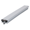 Door gasket profile 195-MS in Grey, Inside View. Replacement fridge door gasket produced by DSU Fridge Seal BV. Material type: Soft PVC profile.
