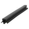 Door gasket profile 34-M in Black, Inside View. Replacement fridge door gasket produced by DSU Fridge Seal BV.