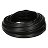 Door gasket profile 48-A in Black, Front View. Replacement fridge door gasket produced by DSU Fridge Seal BV.