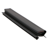 Door gasket profile 82-M in Black, Outside View. Replacement fridge door gasket produced by DSU Fridge Seal BV.