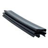 Door gasket profile 300-ME in Black, Outside View. Replacement fridge door gasket produced by DSU Fridge Seal BV. Material type: Extended life profile.