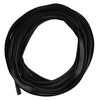 Door gasket profile 110 in Black, Top View. Replacement fridge door gasket produced by DSU Fridge Seal BV.