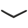 Door gasket profile 71-M in Black, Front View. Replacement fridge door gasket produced by DSU Fridge Seal BV.