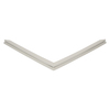Door gasket profile 35-M in Grey, Front View. Replacement fridge door gasket produced by DSU Fridge Seal BV.
