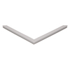 Door gasket profile 333-M in Grey, Front View. Replacement fridge door gasket produced by DSU Fridge Seal BV.
