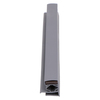 Door gasket profile 18-MC in Dark Grey, Front View. Replacement fridge door gasket produced by DSU Fridge Seal BV.